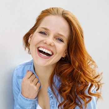 Woman with healthy smile