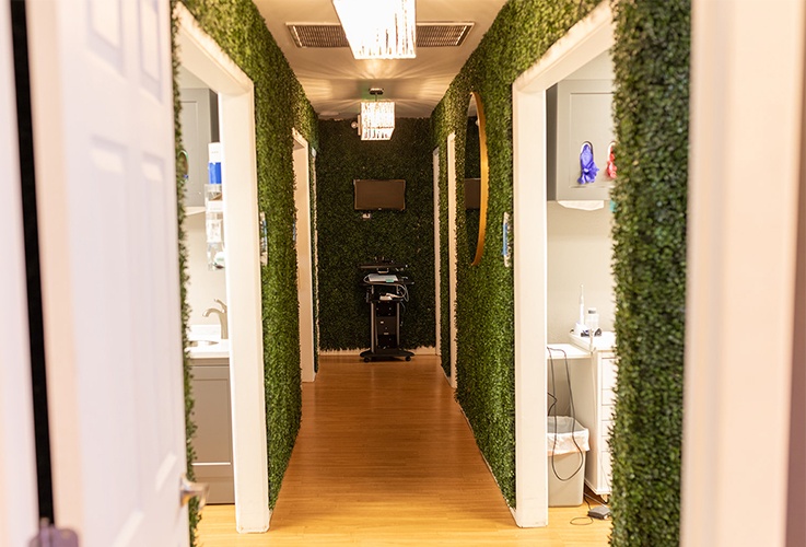 Littleton dental office reception desk