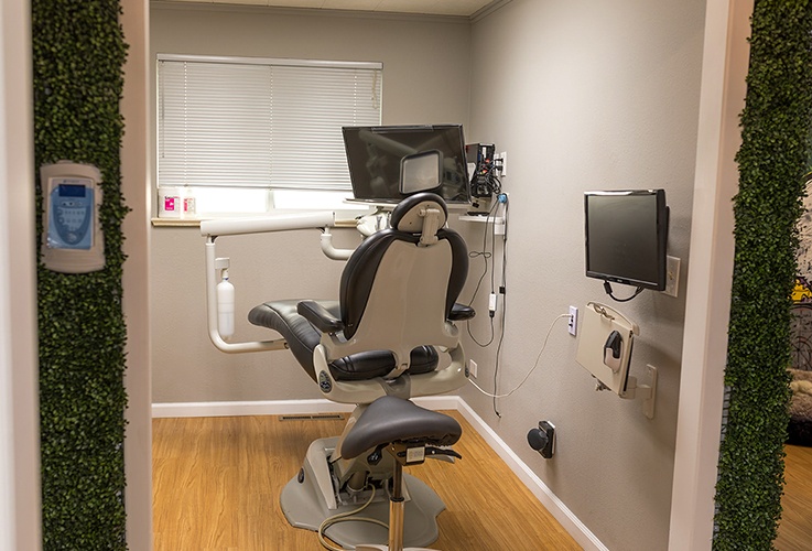 Littleton dental office reception desk